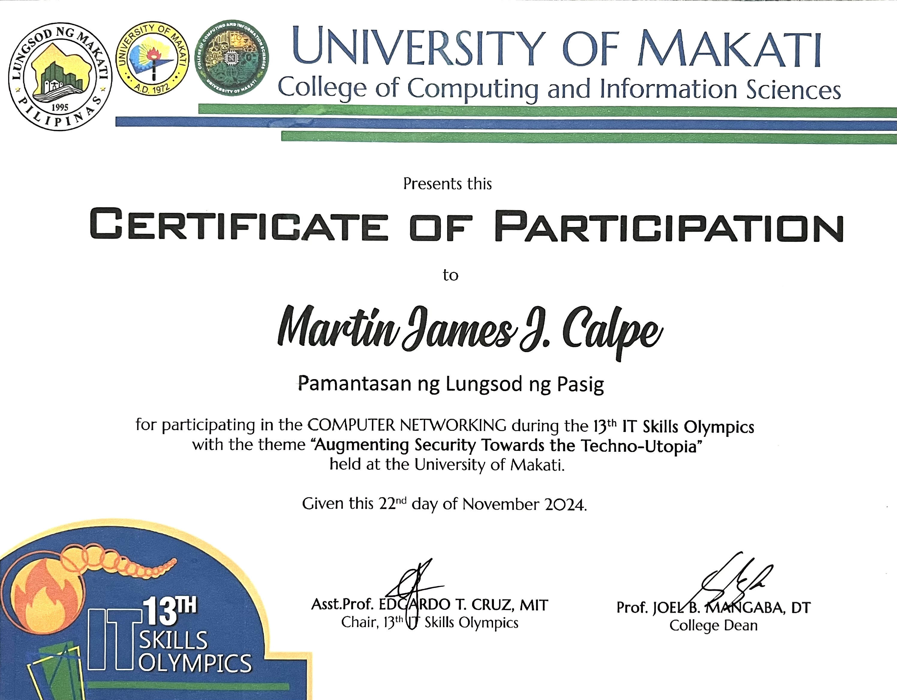 Certificate 2